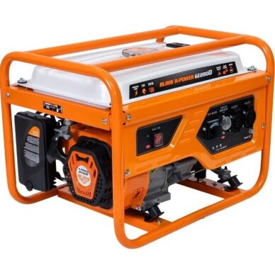 Benzininis generatorius Ruris R-Power GE2800, 230V, 2,8 kW Benzininis generatorius Ruris R-Power GE2800, 230V, 2,8 kW