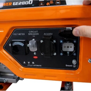 Benzininis generatorius Ruris R-Power GE2800, 230V, 2,8 kW 2
