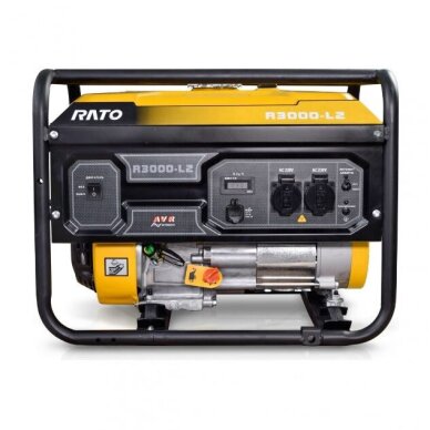 Benzininis generatorius RATO R3000-L2, 230V, 3,0 kW