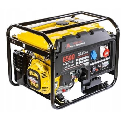 Benzininis generatorius LONCIN LC6500DAS, 5.5kW, 400V Benzininis generatorius LONCIN LC6500DAS, 5.5kW, 400V