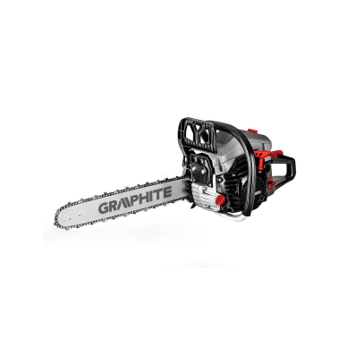 Benzininis grandininis pjūklas 2kW (2,7HP), kreipiamoji juosta 18 Benzininis grandininis pjūklas 2kW (2,7HP), kreipiamoji juosta 18