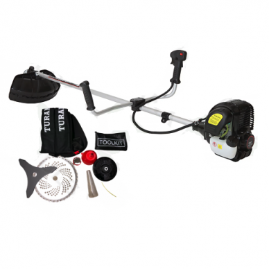 Benzininis trimeris - krūmapjovė Turan R-600 4T, 2.0kW Benzininis trimeris - krūmapjovė Turan R-600 4T, 2.0kW