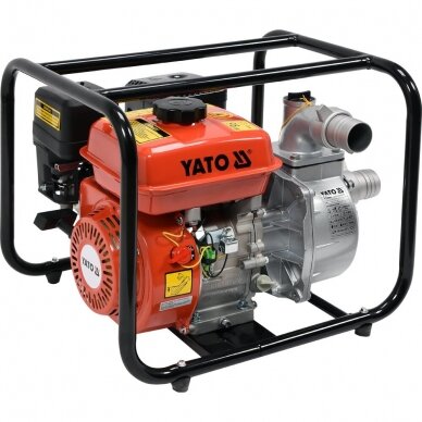 Benzininis vandens siurblys Yato YT-85401, 3" 5,9HP 36M3/h 2