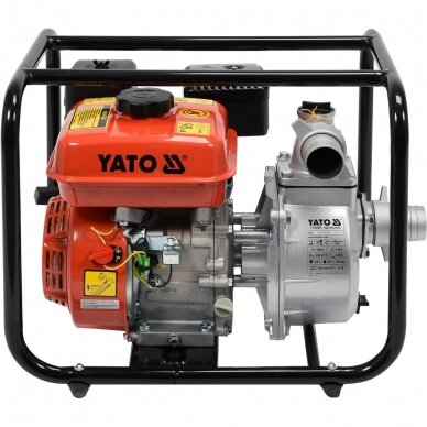 Benzininis vandens siurblys Yato YT-85401, 3" 5,9HP 36M3/h 1 Benzininis vandens siurblys Yato YT-85401, 3" 5,9HP 36M3/h 1