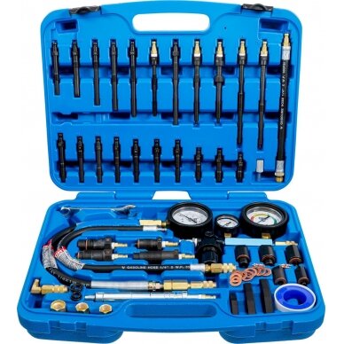 Benzino ir dyzelinio variklio suspaudimo ir nuotėkio testavimo rinkinys (8401) 1 Benzino ir dyzelinio variklio suspaudimo ir nuotėkio testavimo rinkinys (8401) 1