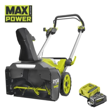 Bešepetėlis akumuliatorinis sniego valytuvas Ryobi RY36STX53A-160, 36 V, 1 x 6,0 Ah Bešepetėlis akumuliatorinis sniego valytuvas Ryobi RY36STX53A-160, 36 V, 1 x 6,0 Ah