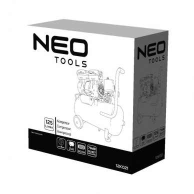 Tylus betepalinis kompresorius Neo 12K021, 24L 8 Tylus betepalinis kompresorius Neo 12K021, 24L 8