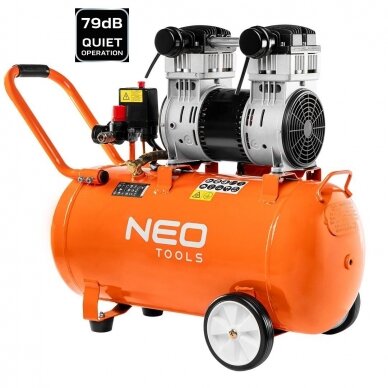 Tylus betepalinis kompresorius Neo 12K022, 50L Tylus betepalinis kompresorius Neo 12K022, 50L