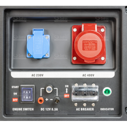 Benzininis generatorius Loncin LC8000D-AS, 6.5 kW 4 Benzininis generatorius Loncin LC8000D-AS, 6.5 kW 4