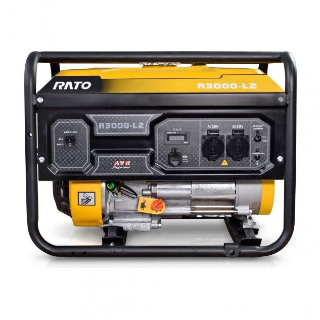 Benzininis generatorius RATO R3000-L2, 230V, 3,0 kW