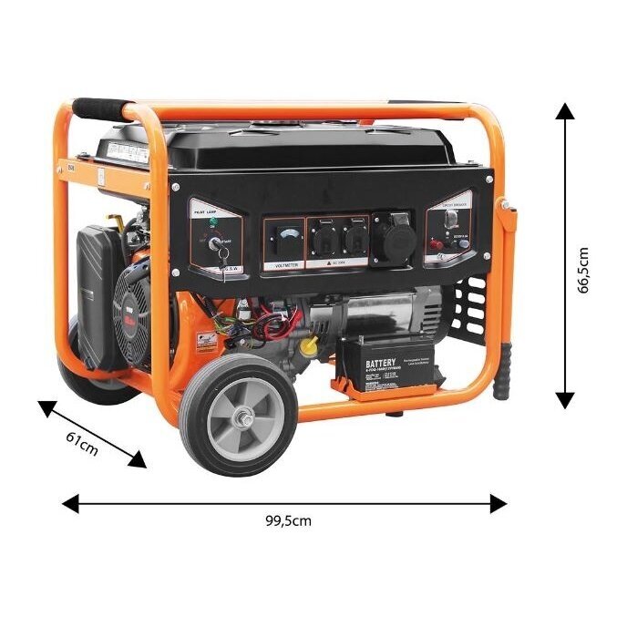 Benzininis generatorius NEO 04-731, 6-6.5 kW 1 Benzininis generatorius NEO 04-731, 6-6.5 kW 1