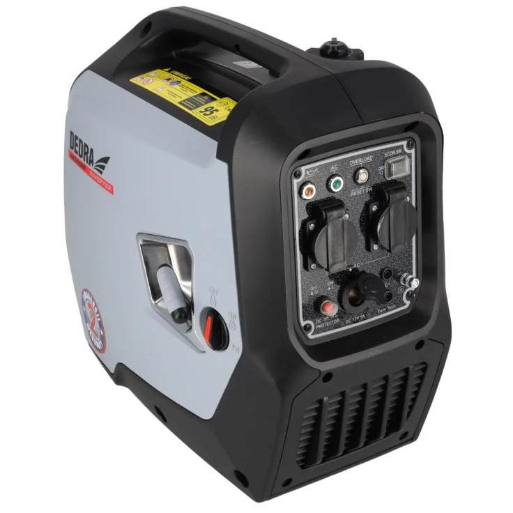 Benzininis inverterinis generatorius Dedra DEGA2000, 1.8 / 2.0 kW Benzininis inverterinis generatorius Dedra DEGA2000, 1.8 / 2.0 kW