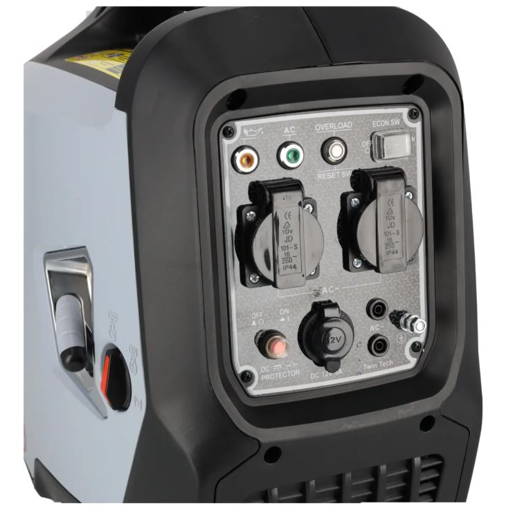 Benzininis inverterinis generatorius Dedra DEGA2000, 1.8 / 2.0 kW 4 Benzininis inverterinis generatorius Dedra DEGA2000, 1.8 / 2.0 kW 4