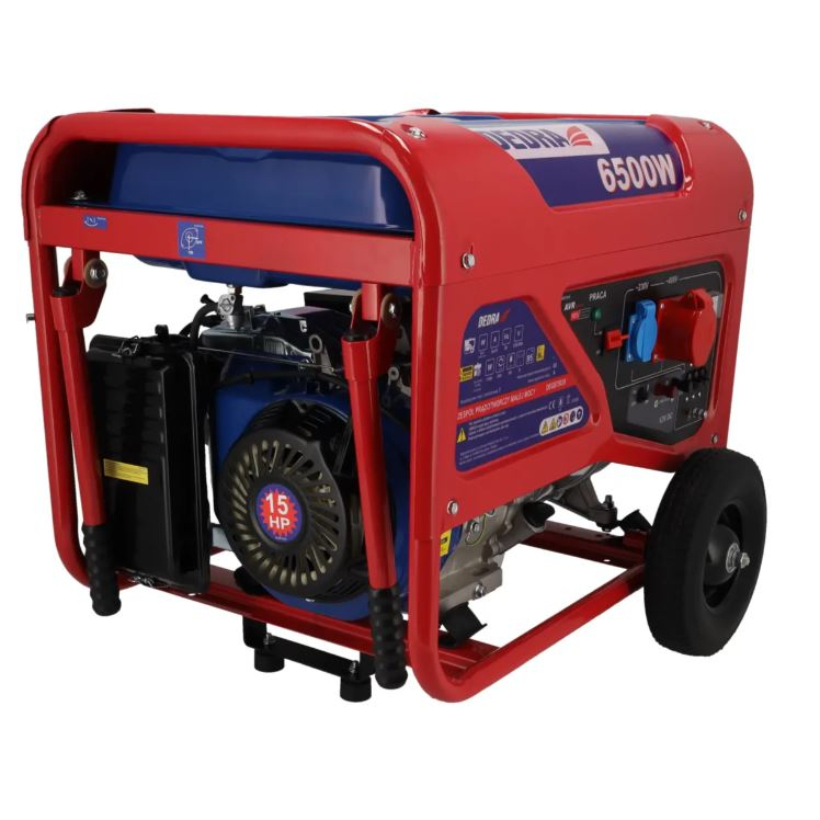 Benzininis generatorius Dedra DEGB7503K, max 6.0kW 1 Benzininis generatorius Dedra DEGB7503K, max 6.0kW 1