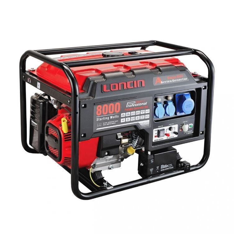 Benzininis generatorius LONCIN LC8000D-AS-1F, 230V, 6,5 kW