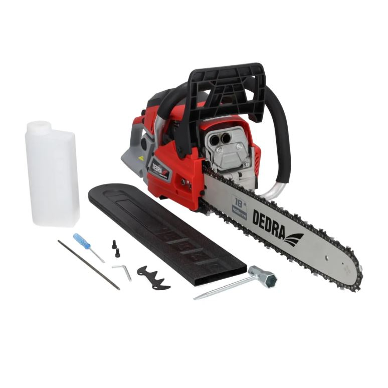 Benzininis grandininis pjuklas Dedra DED8718, 2,4 kW, 45 cm 3
