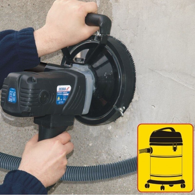 Betono šlifuoklis - frezavimo mašina Dedra DED7747, 1.5kW, 125-140mm 2