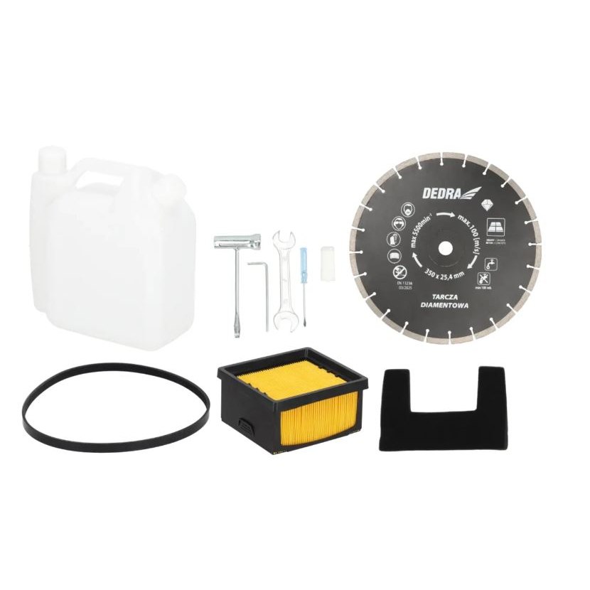 Benzininis pjūklas betonui, asfaltui ir metalui Dedra DED8836, 3.5 kW, 350 mm 2