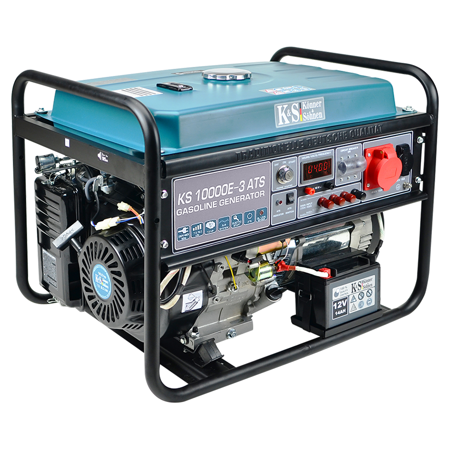 Benzininis generatorius Könner&Söhnen KS 10000E-3 ATS, 7,5kW