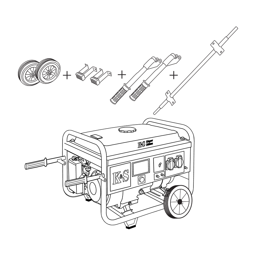 Transportavimo rinkinys Könner&Söhnen KS 7 KIT 3