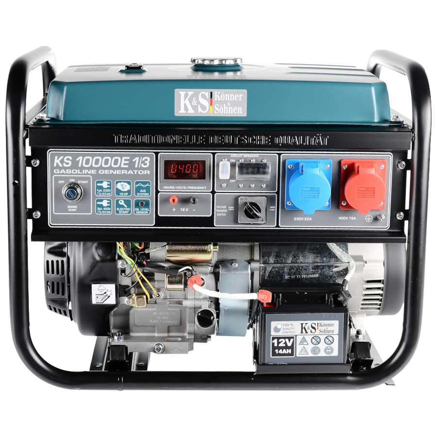 Benzininis generatorius Könner&Söhnen KS 10000E 1/3, 8.0 kW 1
