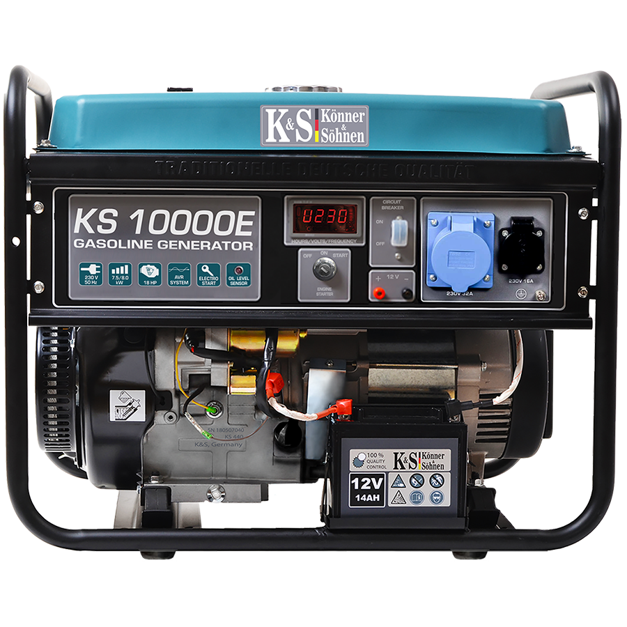 Benzininis generatorius Könner&Söhnen KS 10000E, 7.5 kW 1