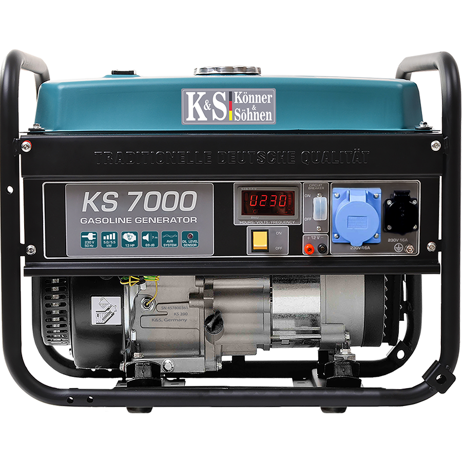Benzininis generatorius Könner&Söhnen KS 7000, 5.5 kW 1