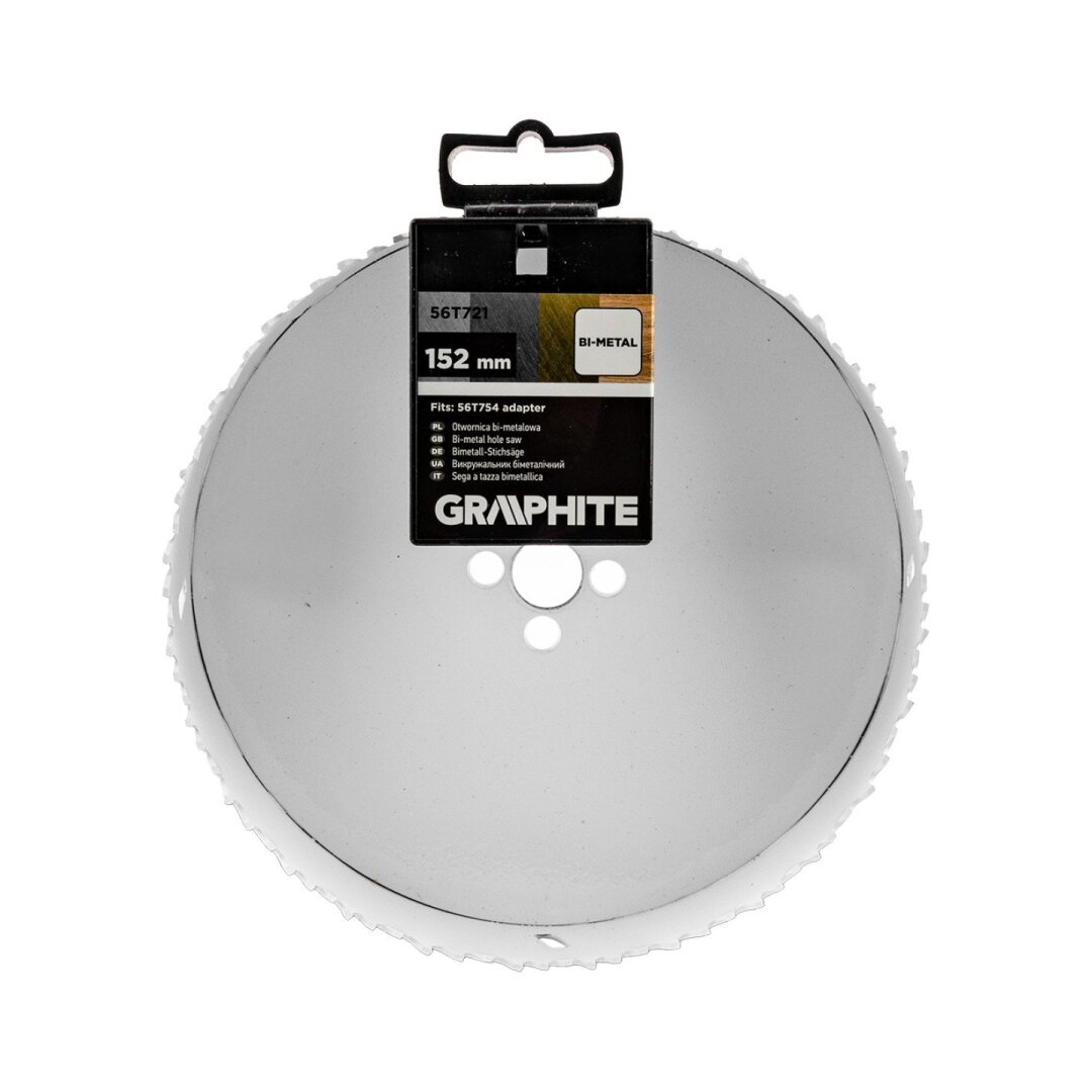 Bi-metalo gręžimo karūnėlė 152 mm 1