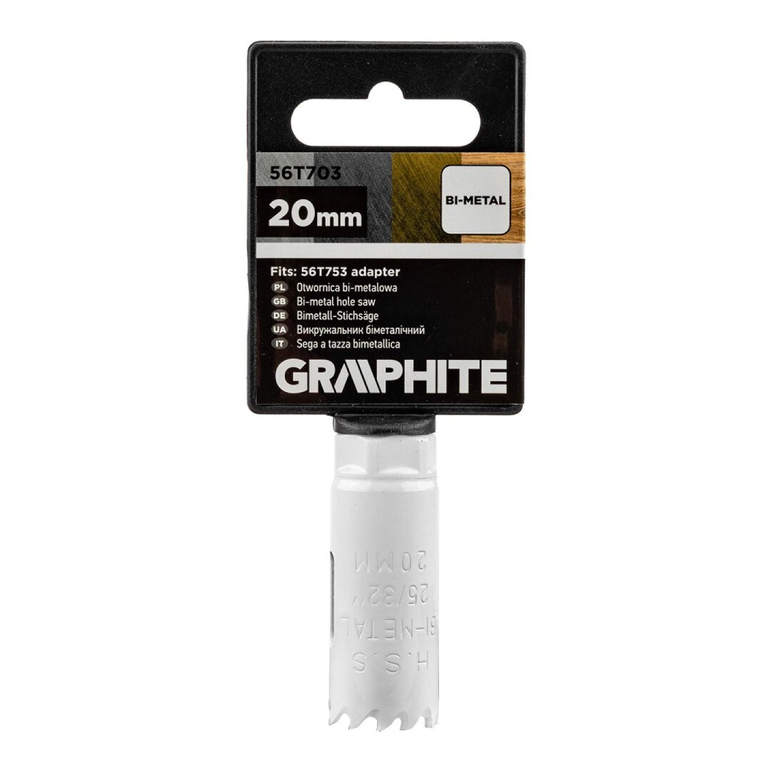 Bi-metalo gręžimo karūnėlė 20 mm 1