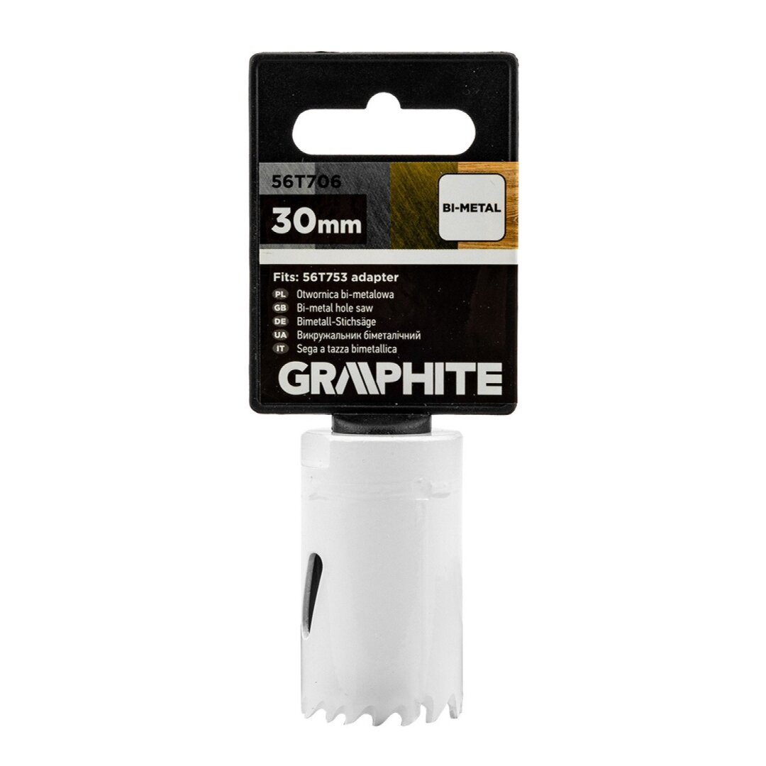 Bi-metalo gręžimo karūnėlė 30 mm 1 Bi-metalo gręžimo karūnėlė 30 mm 1