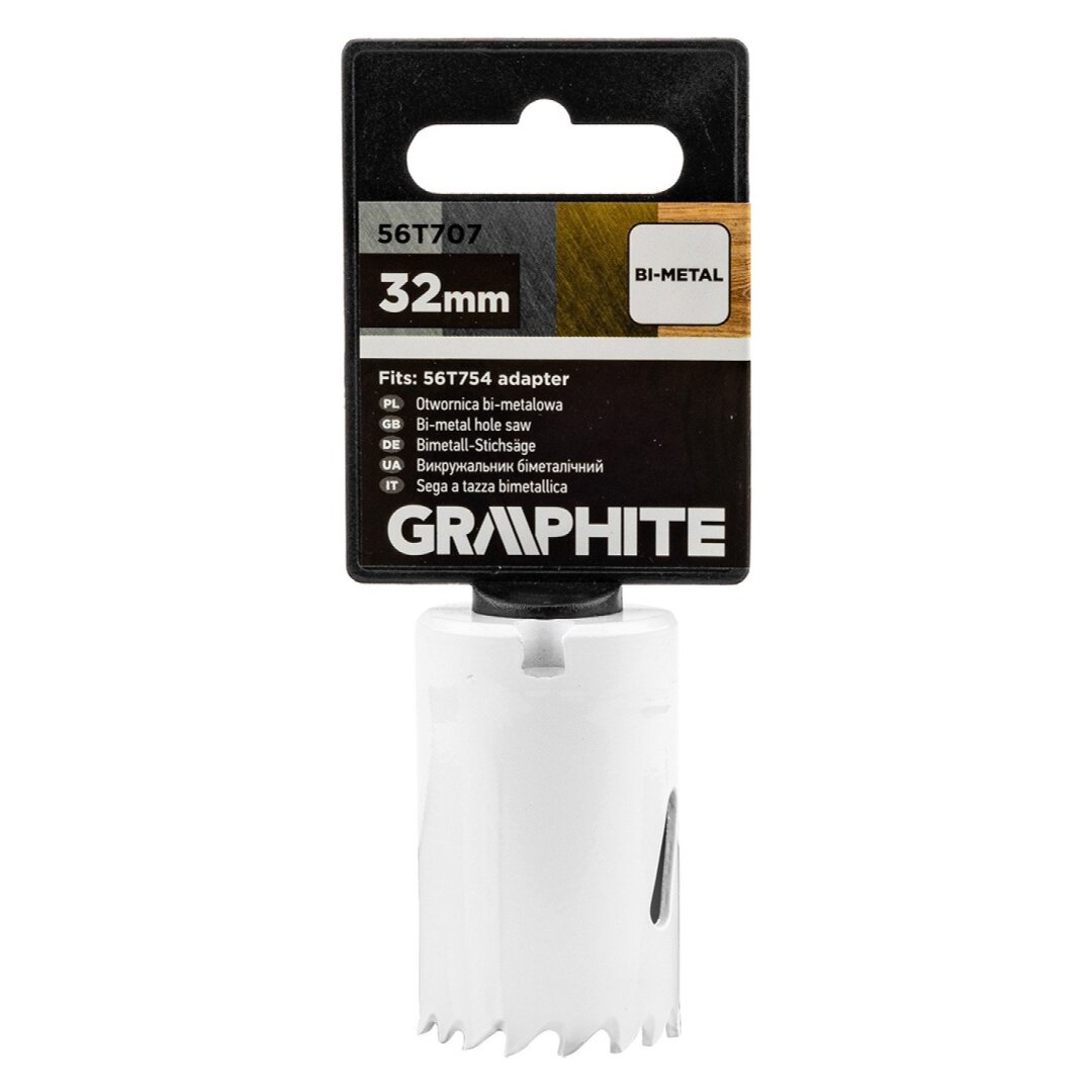 Bi-metalo gręžimo karūnėlė 32 mm 1 Bi-metalo gręžimo karūnėlė 32 mm 1