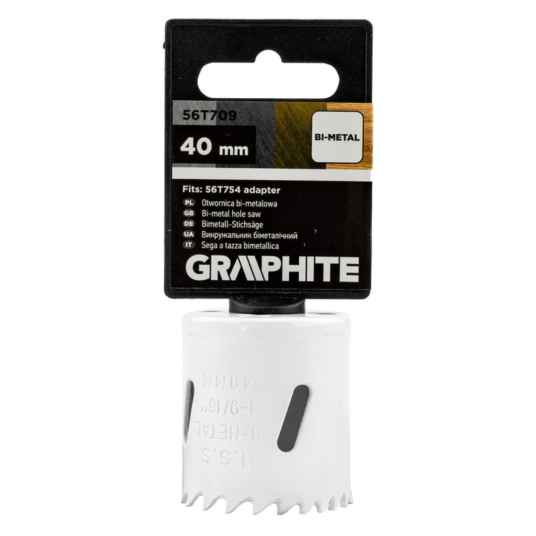 Bi-metalo gręžimo karūnėlė 40 mm 1 Bi-metalo gręžimo karūnėlė 40 mm 1