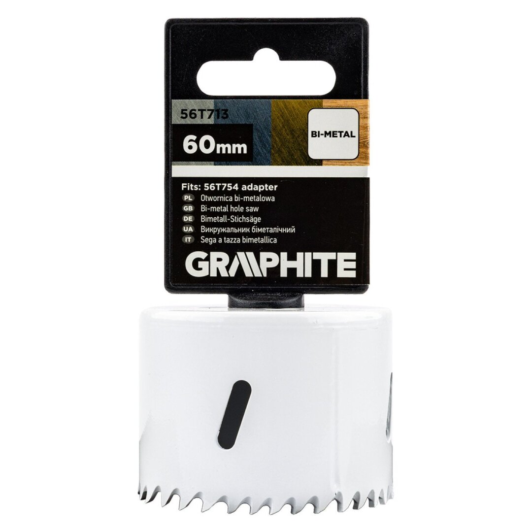 Bi-metalo gręžimo karūnėlė 60 mm 1