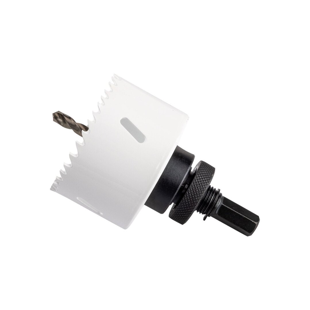 Bi-metalo gręžimo karūnėlės 19–68 mm, rinkinys 7 vnt. 6 Bi-metalo gręžimo karūnėlės 19–68 mm, rinkinys 7 vnt. 6