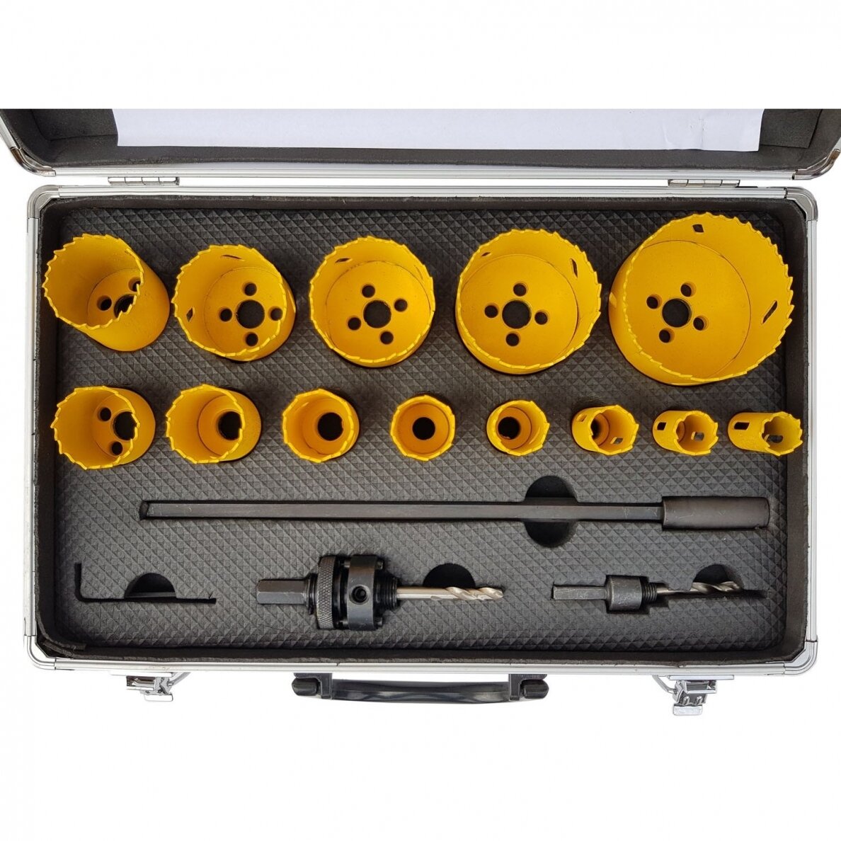 Bi-metall karūnų rinkinys BEST HSS, 19-76 mm, 17 vnt. 5