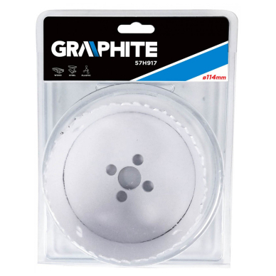 Bi-metalinė gręžimo karūnėlė 114 mm 1
