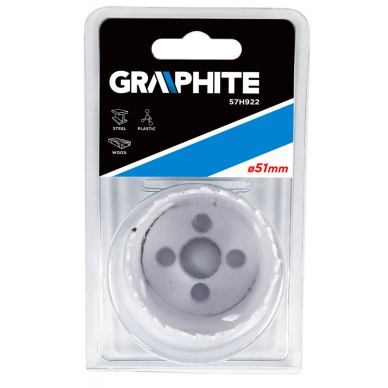 Bi-metalinė gręžimo karūnėlė 51mm 1 Bi-metalinė gręžimo karūnėlė 51mm 1