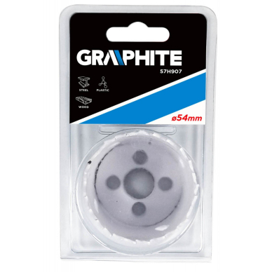 Bi-metalinė gręžimo karūnėlė 54 mm 1