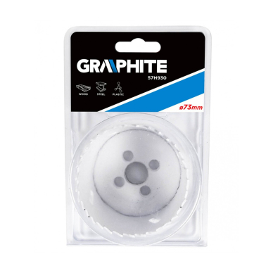 Bi-metalinė gręžimo karūnėlė 73mm 1 Bi-metalinė gręžimo karūnėlė 73mm 1