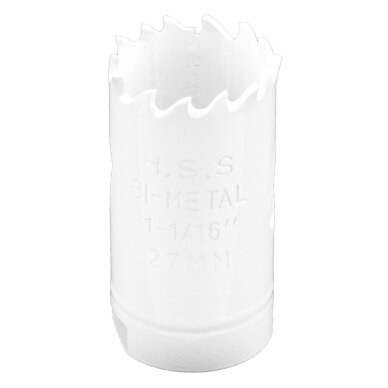 Bi-metalo gręžimo karūnėlė 27 mm 3 Bi-metalo gręžimo karūnėlė 27 mm 3