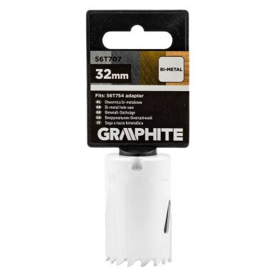 Bi-metalo gręžimo karūnėlė 32 mm 1