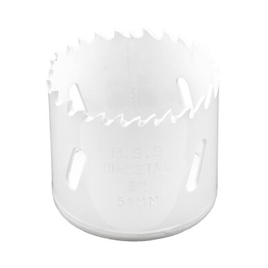 Bi-metalo gręžimo karūnėlė 51 mm 3 Bi-metalo gręžimo karūnėlė 51 mm 3