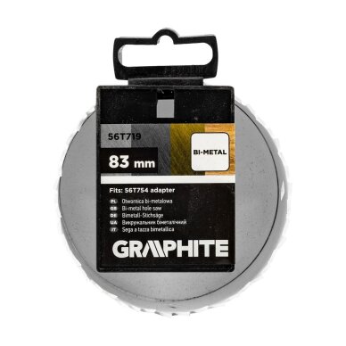 Bi-metalo gręžimo karūnėlė 83 mm 1 Bi-metalo gręžimo karūnėlė 83 mm 1