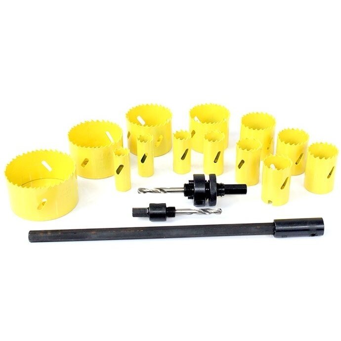 Bi-metall karūnų rinkinys BEST HSS, 19-76 mm, 17 vnt. 3