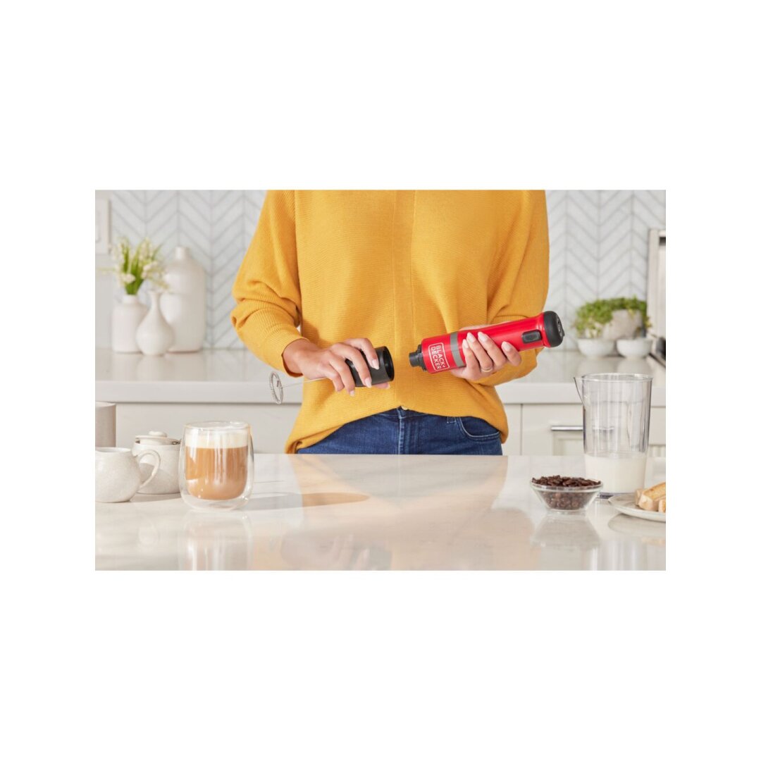 Blenderis ir plakiklis Elektrinis BCKM1012KR-QW Raudonas Black&Decker 5 Blenderis ir plakiklis Elektrinis BCKM1012KR-QW Raudonas Black&Decker 5