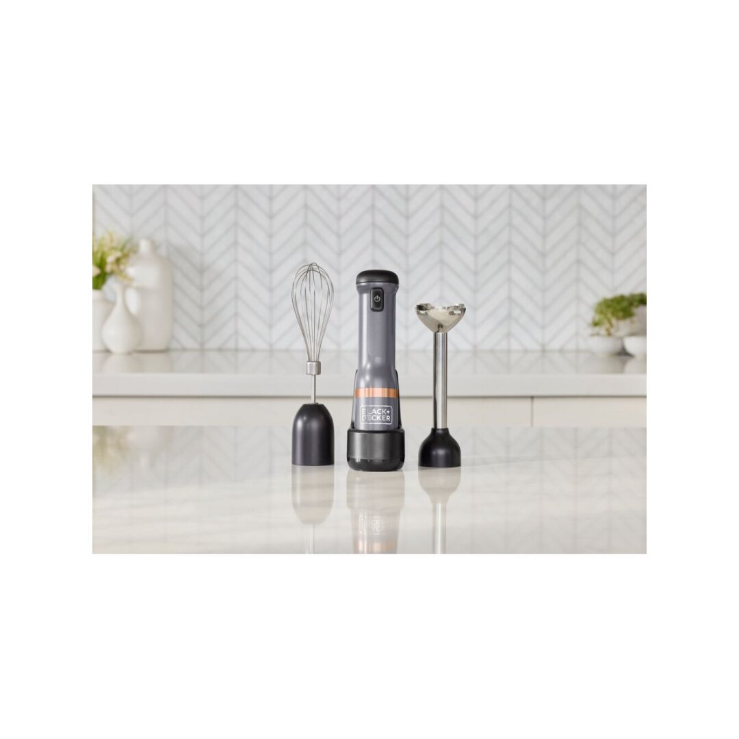 Blenderis ir putų plakiklis Elektrinis BCKM1012KG-QW Pilkas Black&Decker 5 Blenderis ir putų plakiklis Elektrinis BCKM1012KG-QW Pilkas Black&Decker 5