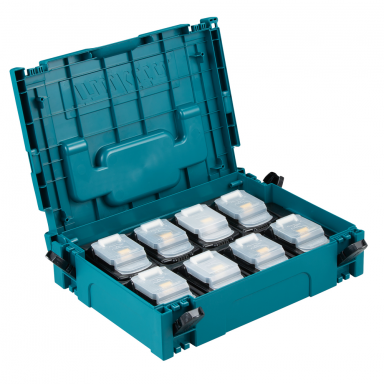 Akumuliatorių rinkinys Makita 199697-1, 18V, BL1850B x8, LXT®, Makpac Akumuliatorių rinkinys Makita 199697-1, 18V, BL1850B x8, LXT®, Makpac