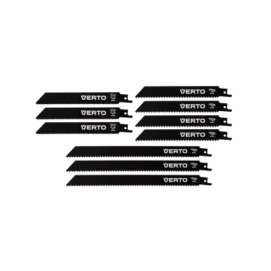 Blades for reciprocating saw, HCS, rinkinys 10 vnt. Blades for reciprocating saw, HCS, rinkinys 10 vnt.