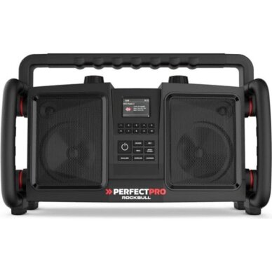 Statybinė DAB+/FM radijo kolonėlė su Bluetooth PerfectPro ROCKBULL RB2, IP65, 50 W 1