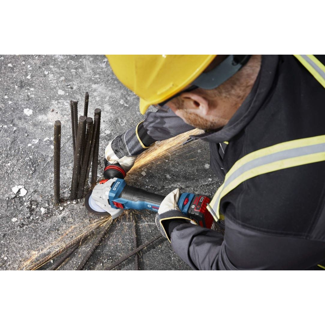 Akumuliatorinis kampinis šlifuoklis Bosch GWS 18V-11 S, 125mm, 18V (be akum. ir krov.) 06019N4000 3